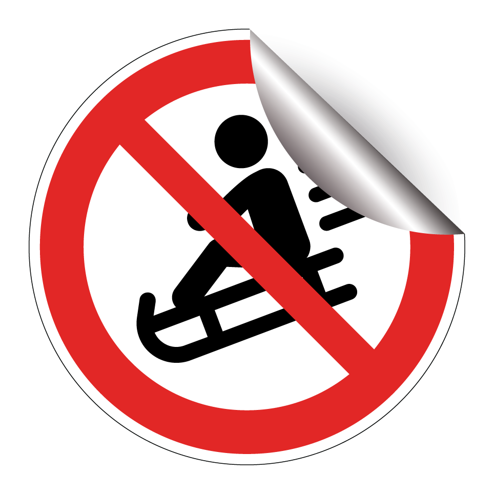 No sledding