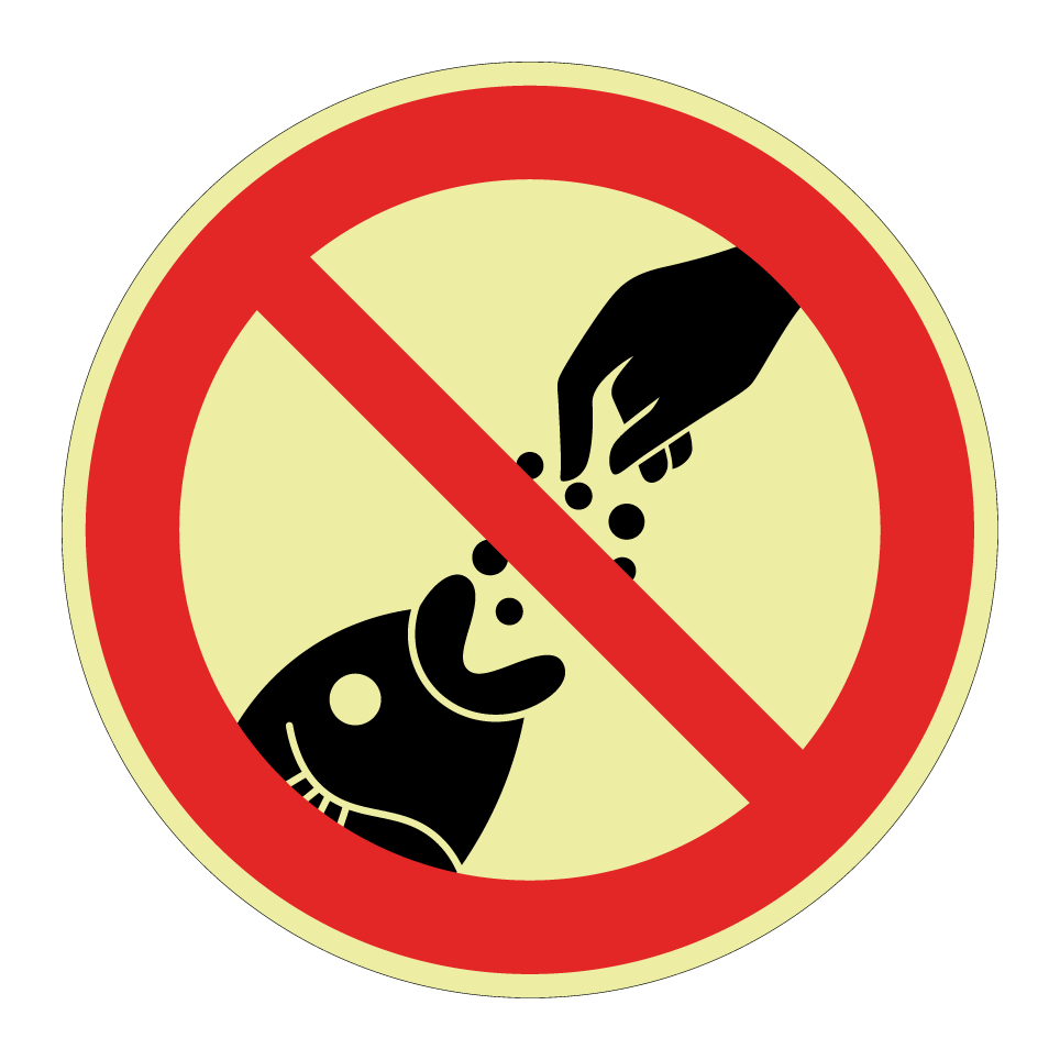 No feeding fish