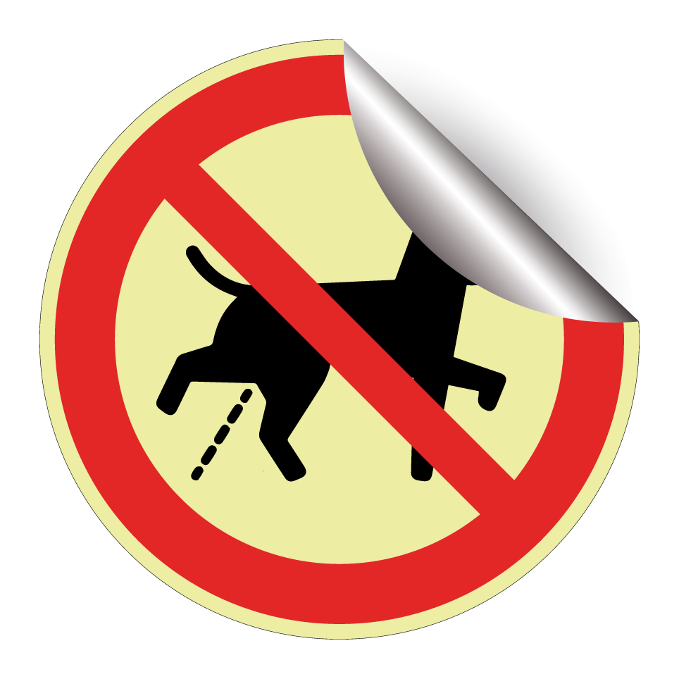 No urinating dogs