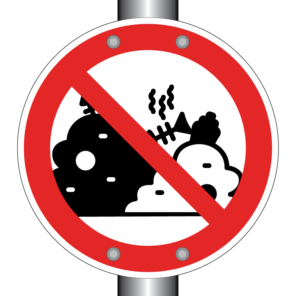 No dumping garbage