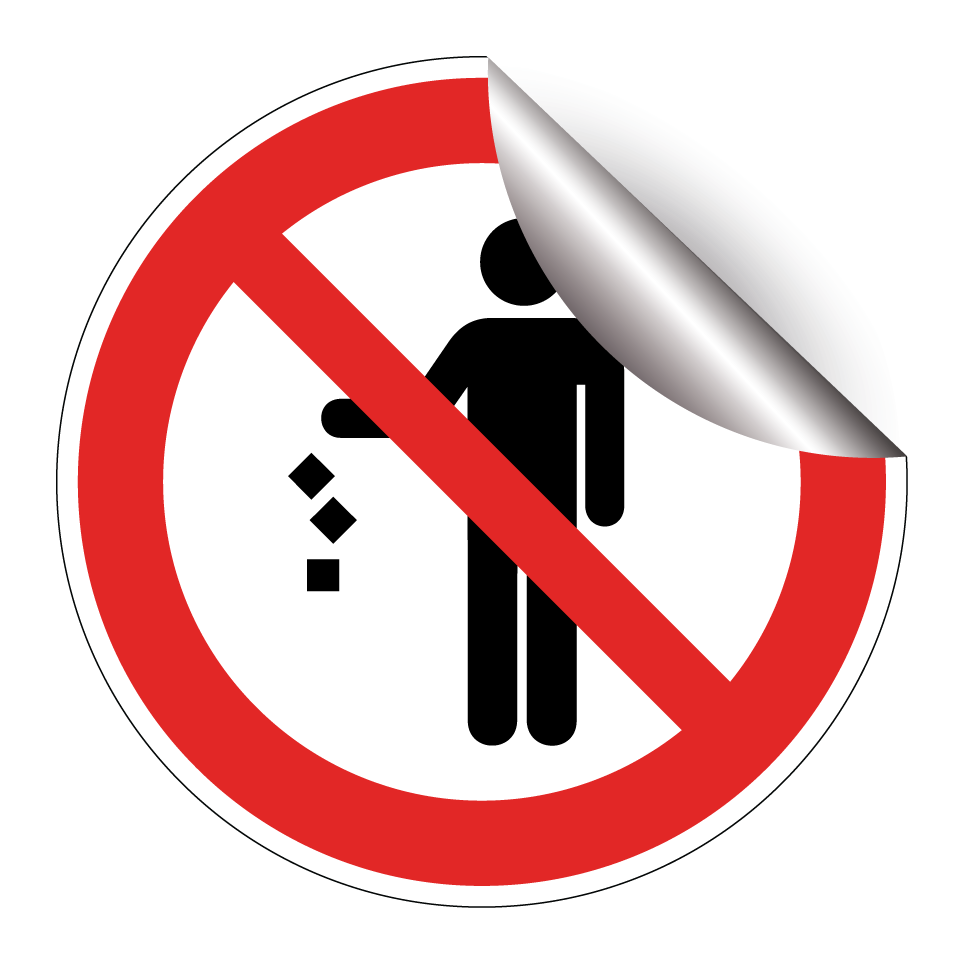No littering