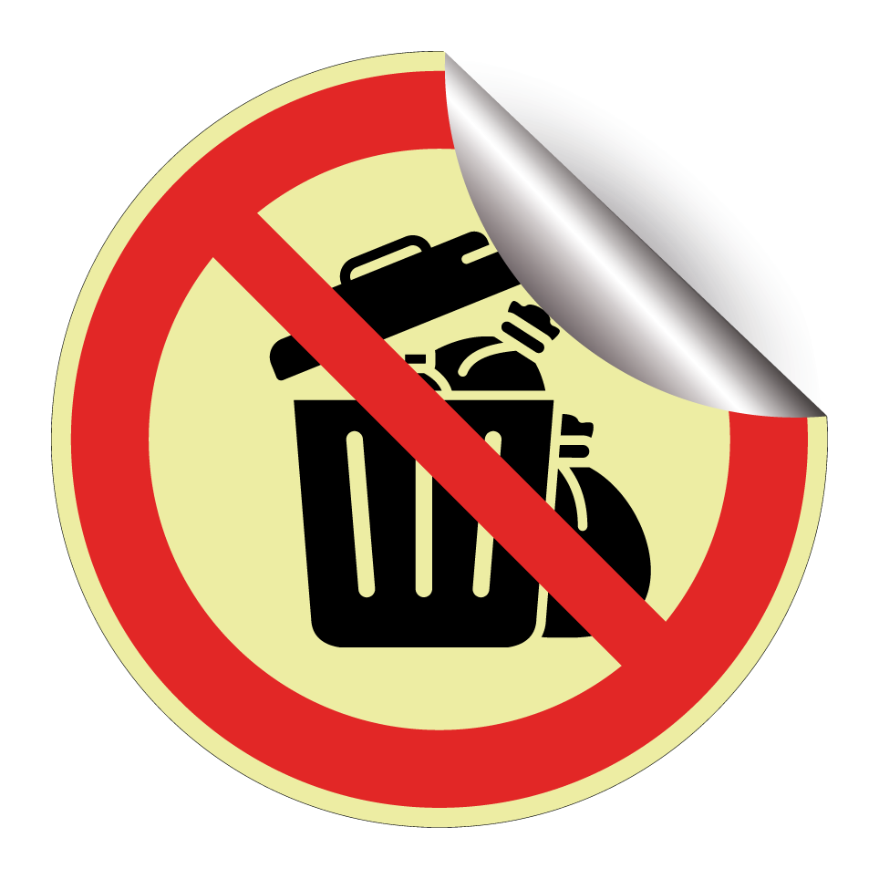 No garbage in bins