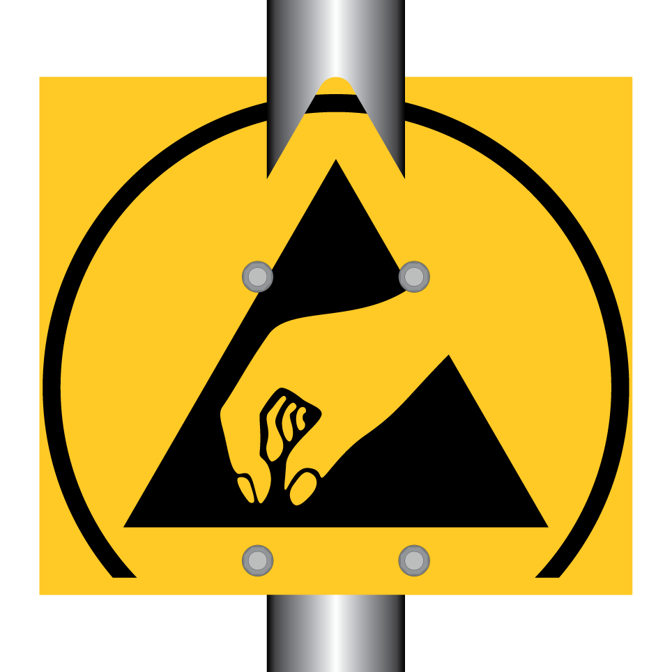 Warning electrostatic sensitive device
