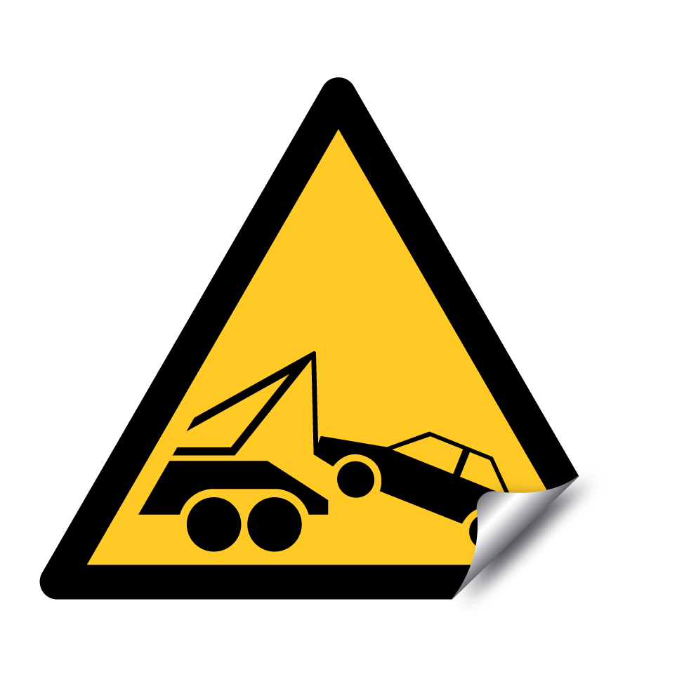 Warning towing area