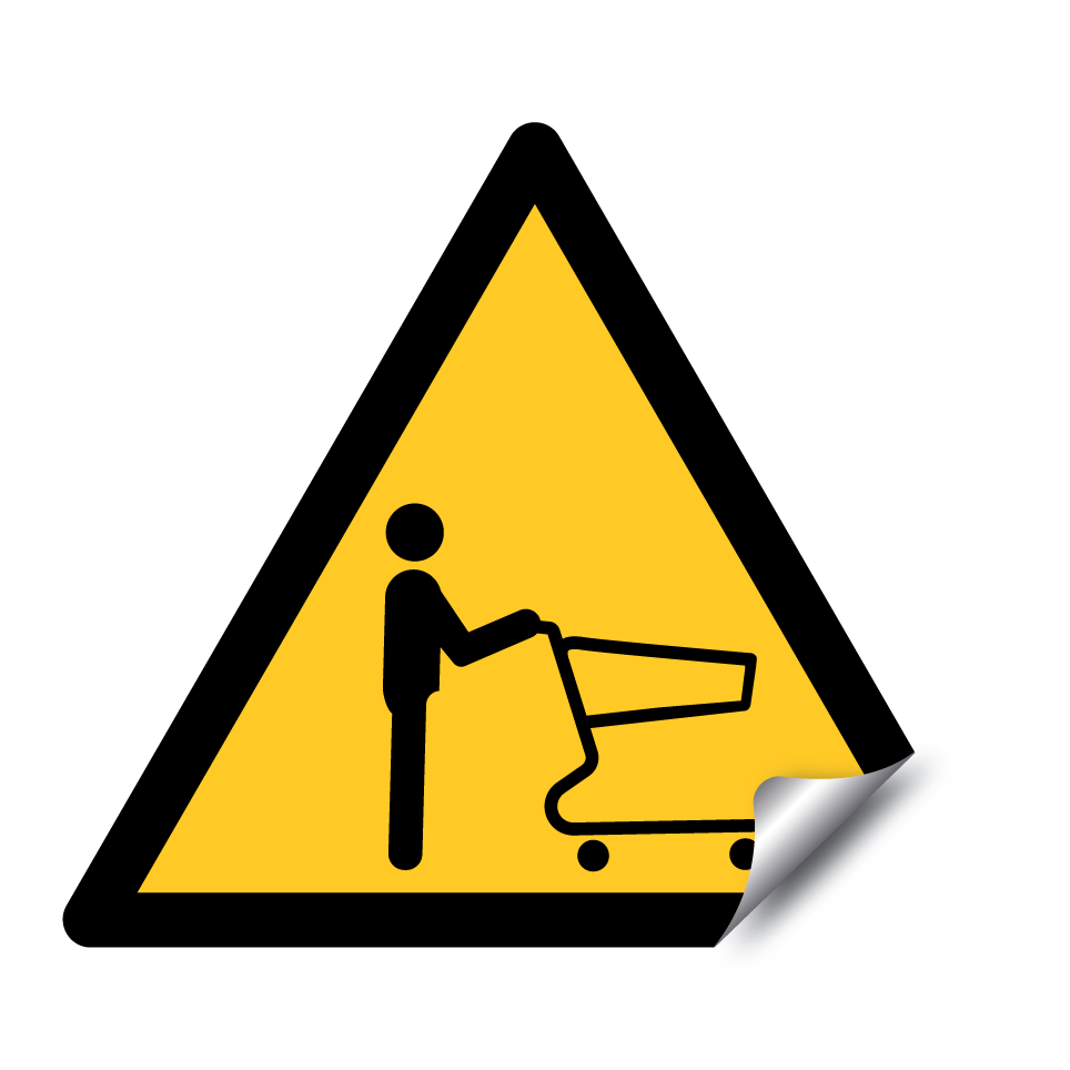 Warning shopping carts