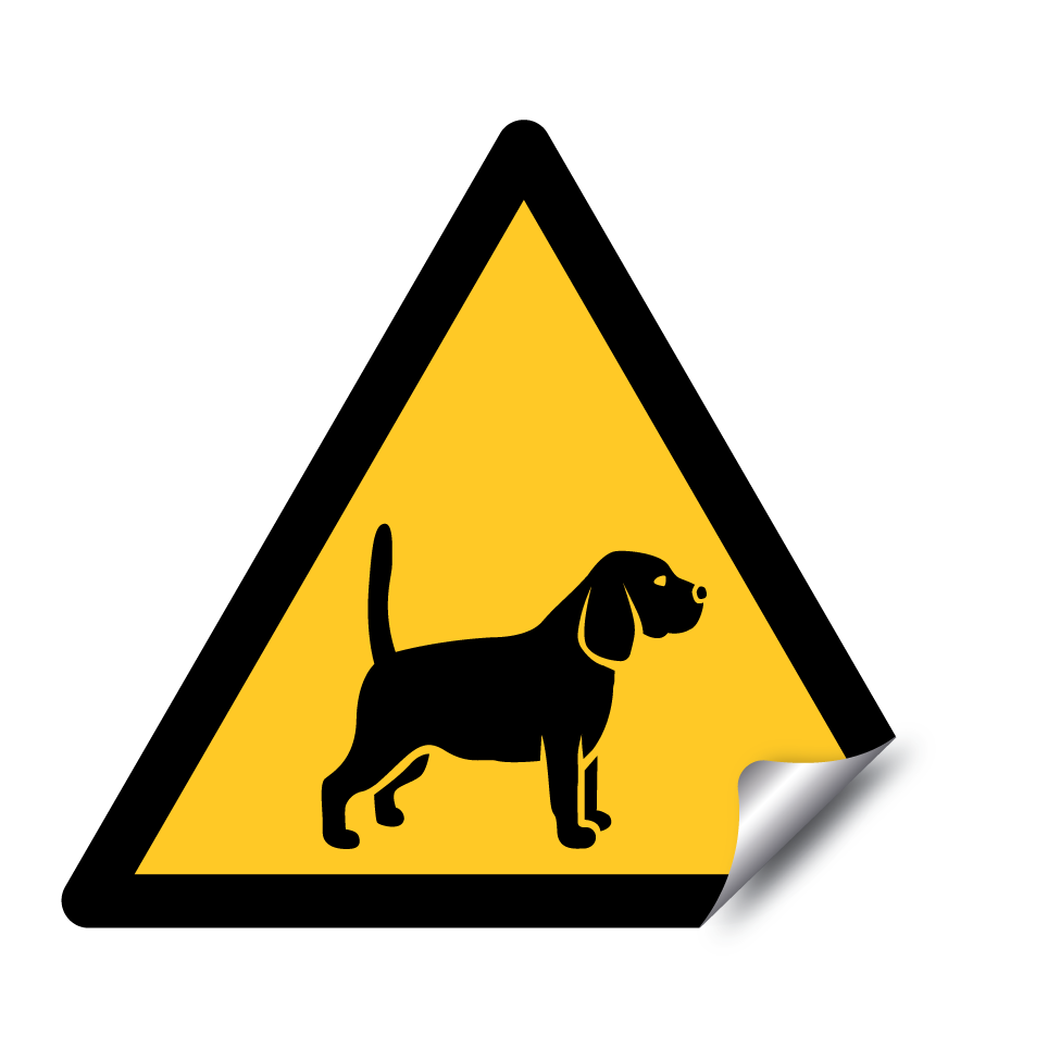 Warning dogs in area