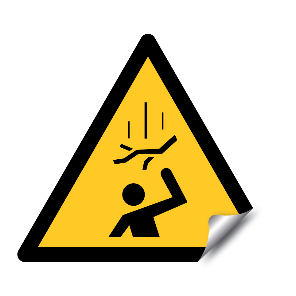 Warning falling objects