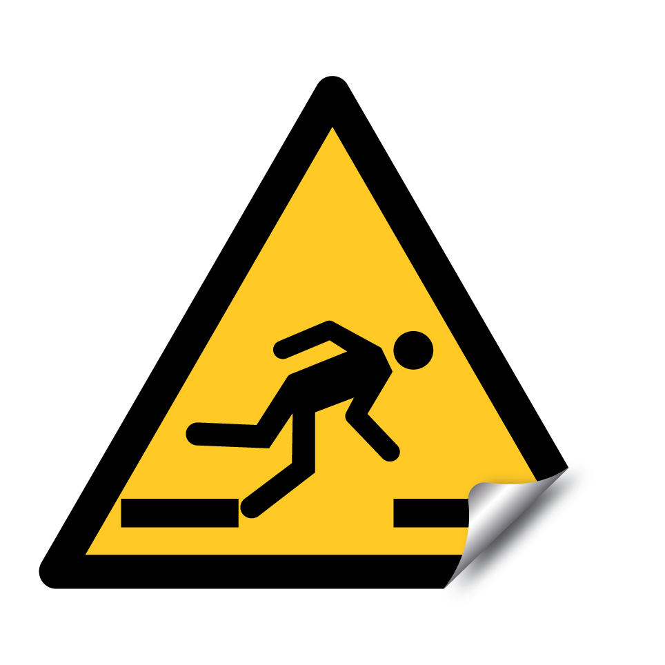 Warning trip hazard