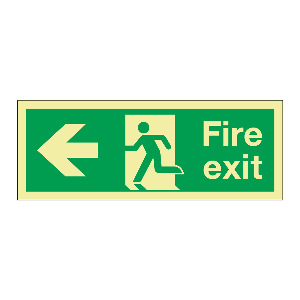 Fire exit left