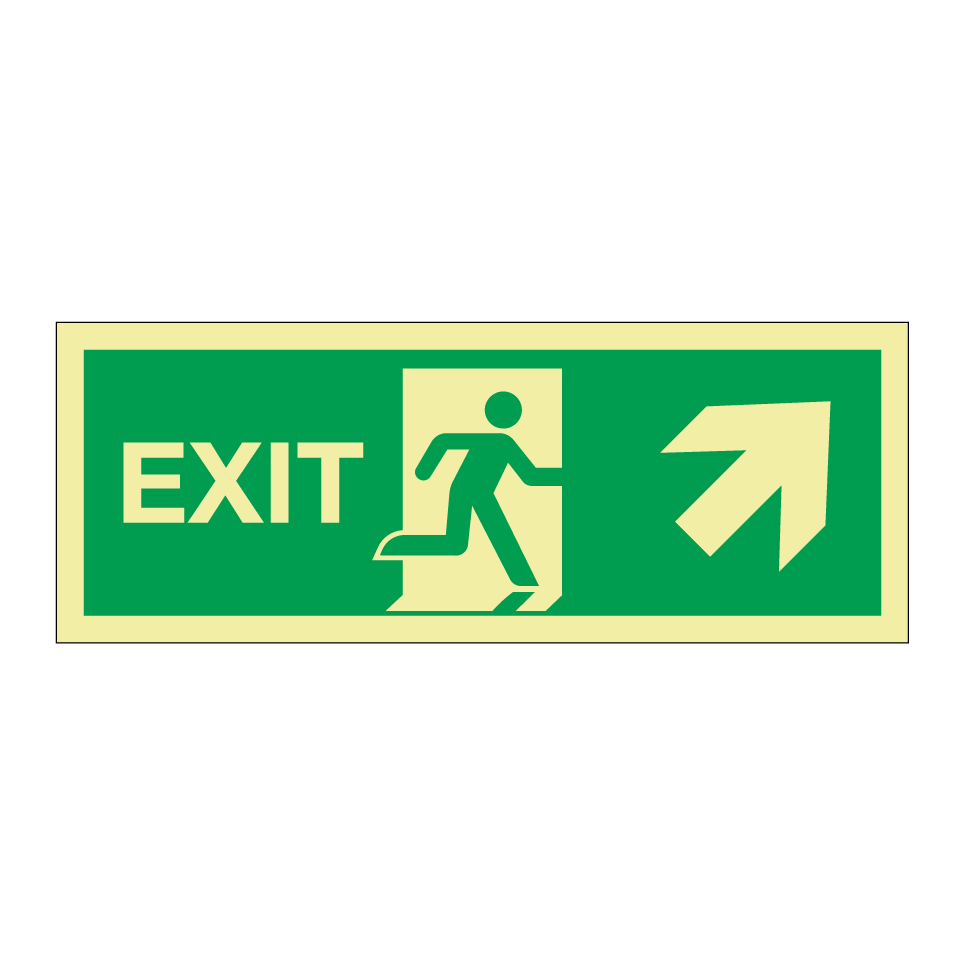Exit up right