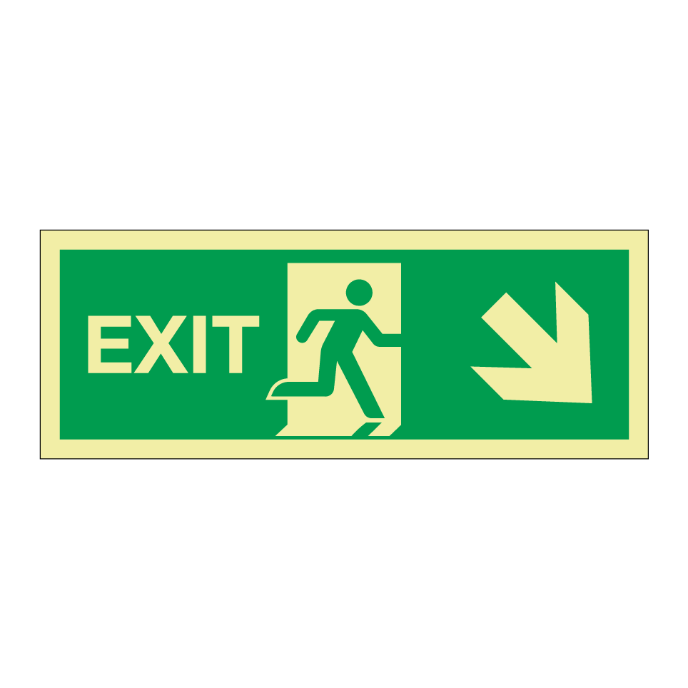 Exit down right