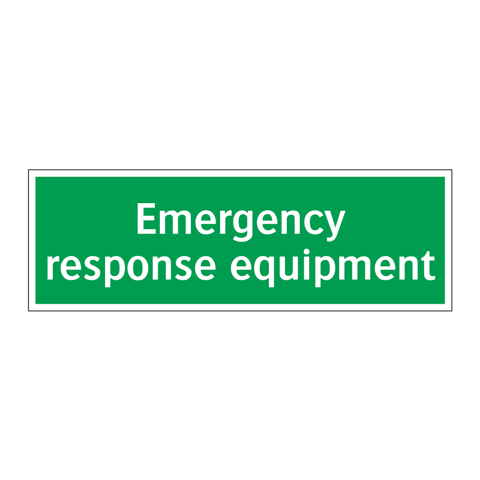Emergency response equipment