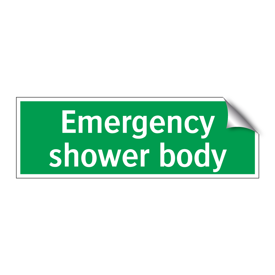 Emergency shower body