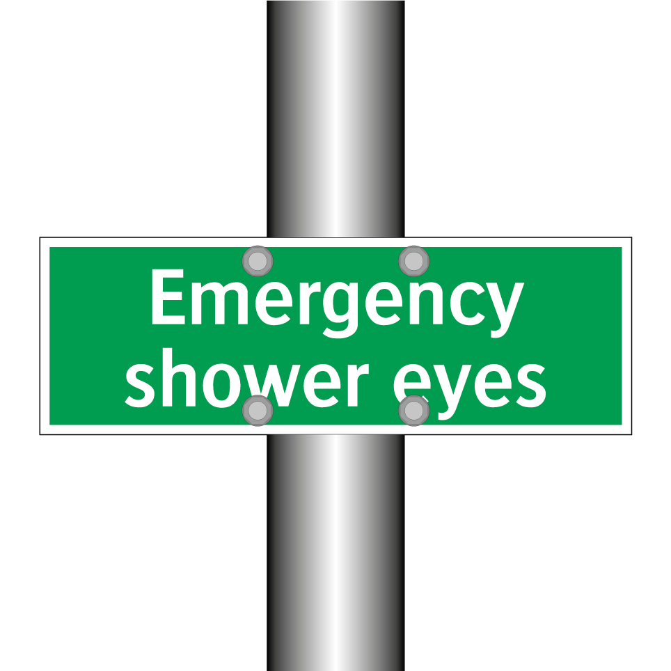 Emergency shower eyes
