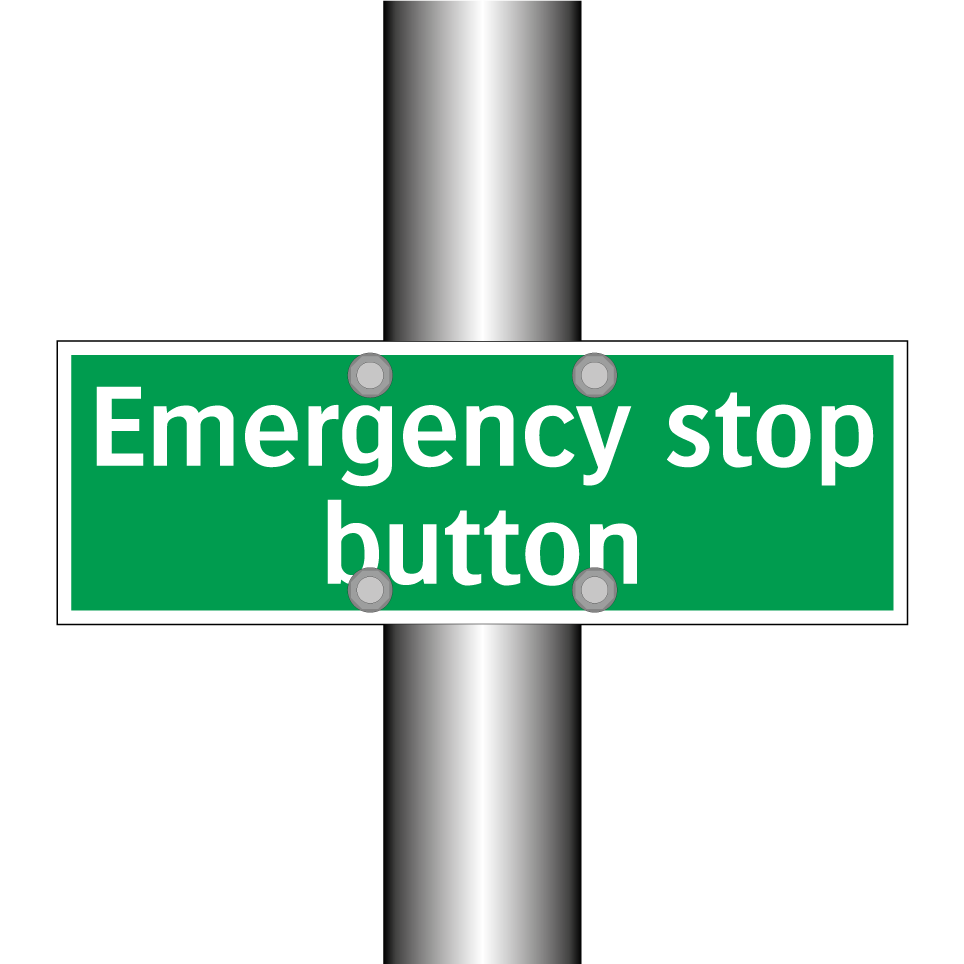 Emergency stop button