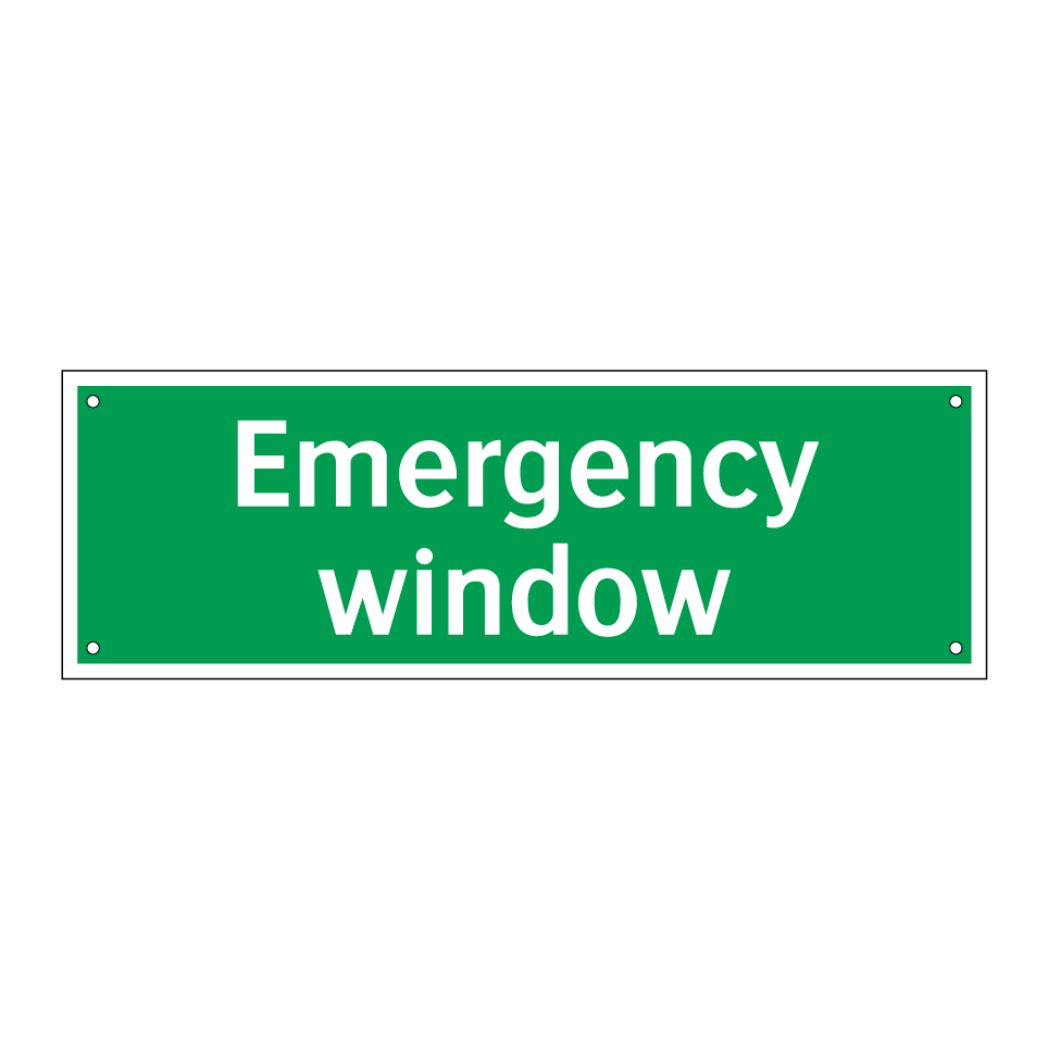 Emergency window