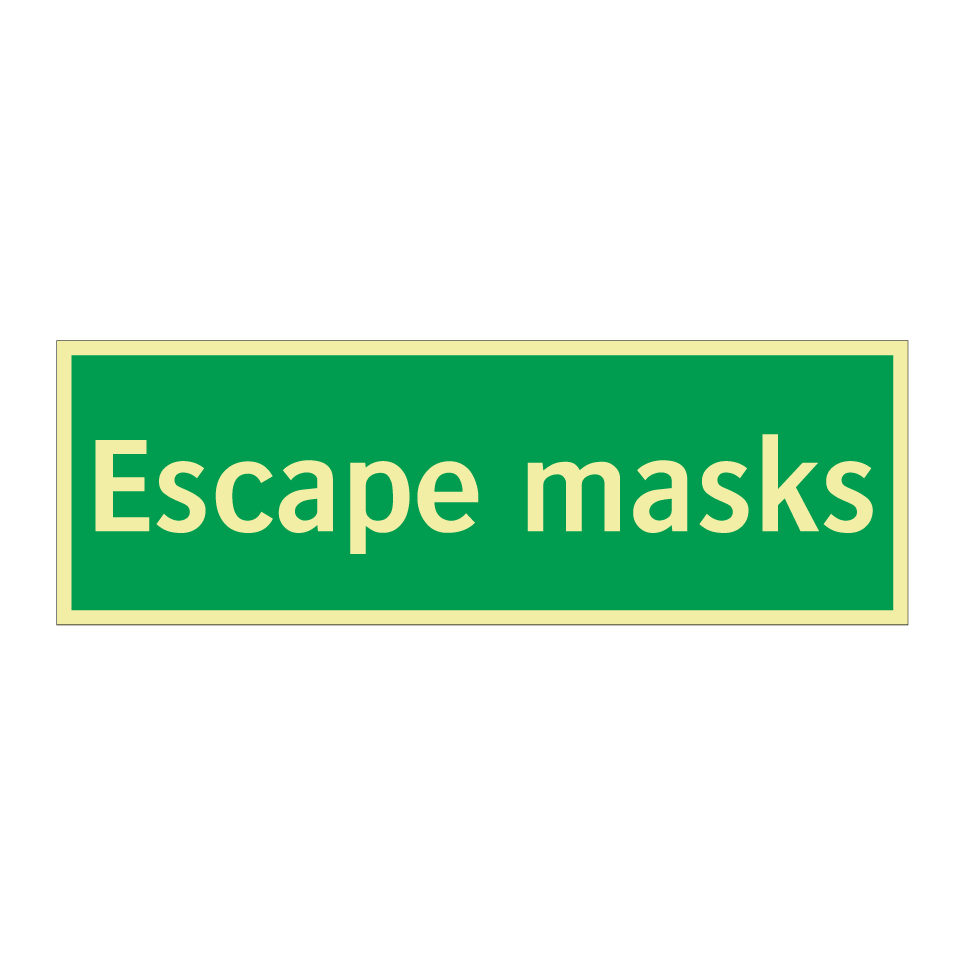 Escape masks