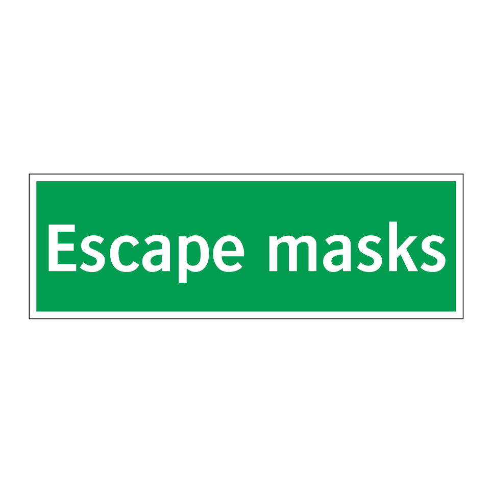 Escape masks