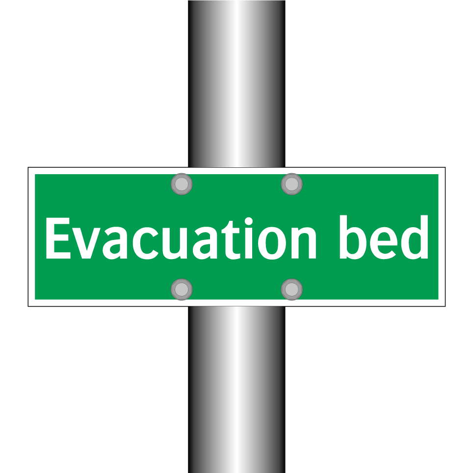 Evacuation bed