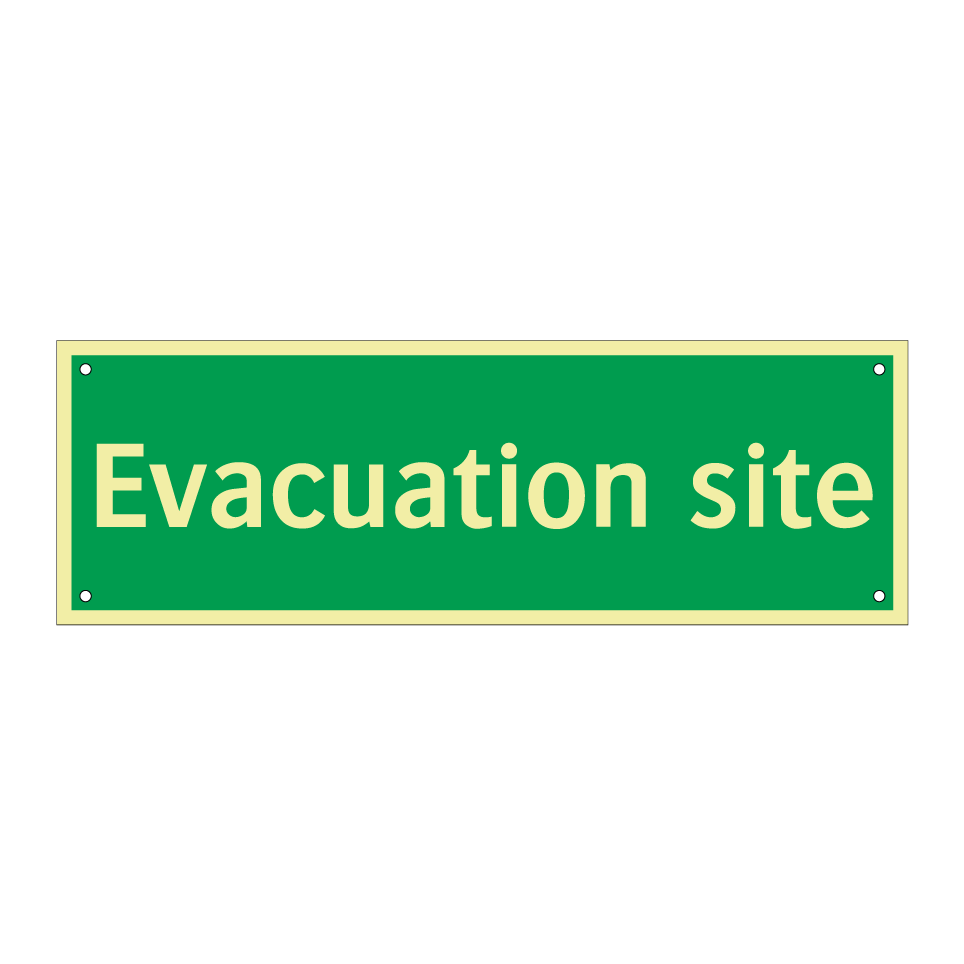 Evacuation site