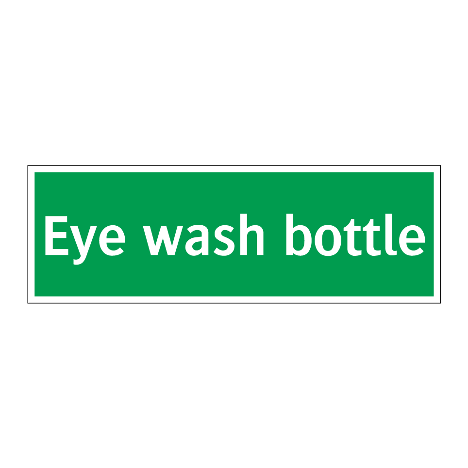 Eye wash bottle
