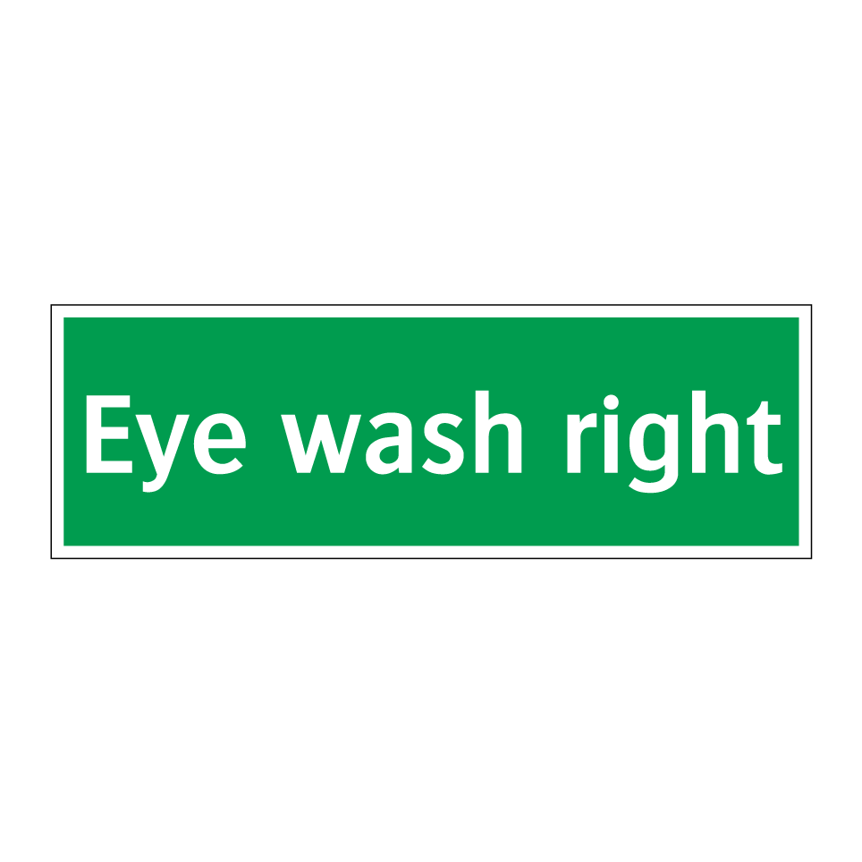 Eye wash right