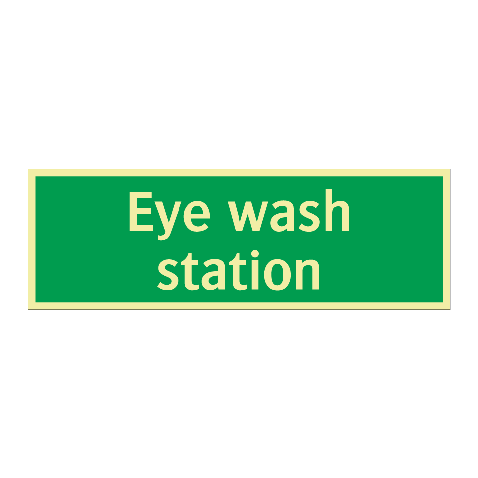 Eye wash station