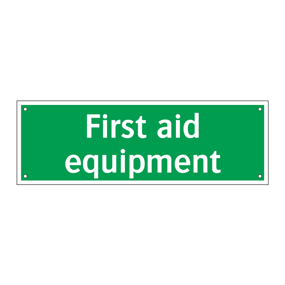 First aid equipment