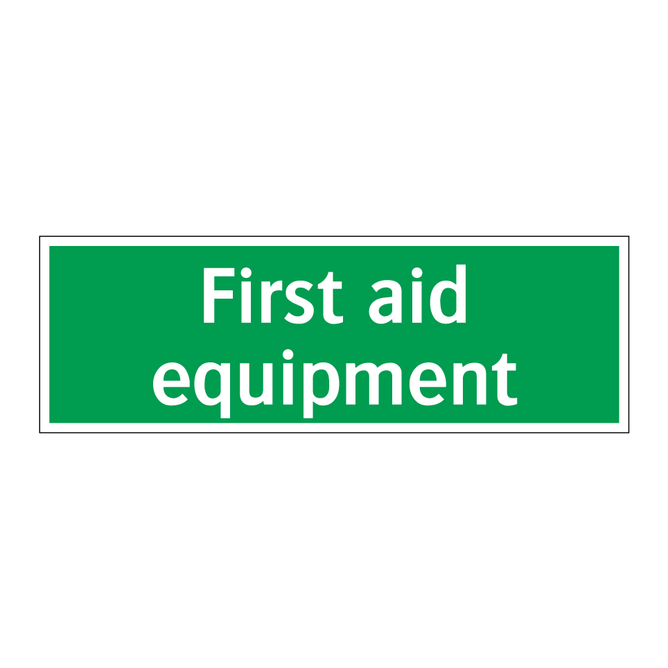 First aid equipment