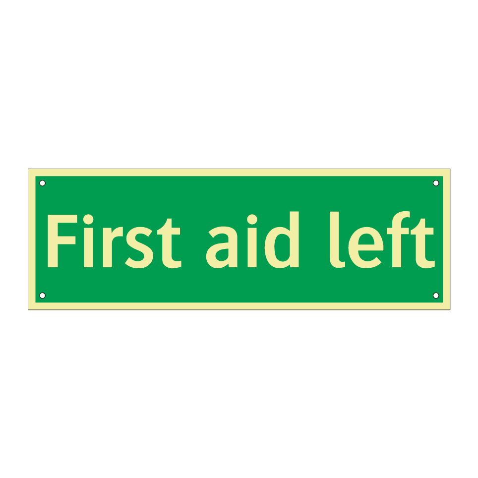 First aid left