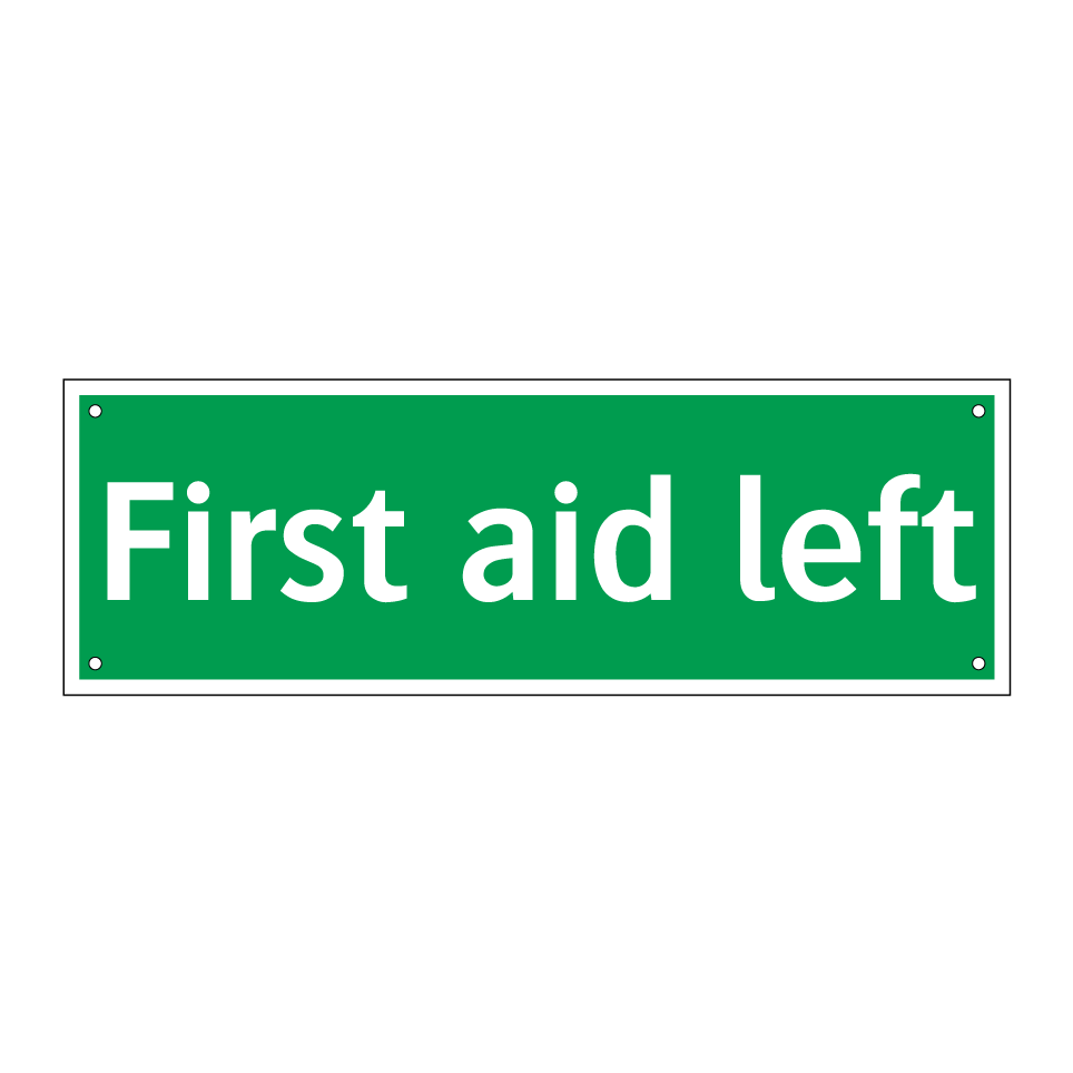 First aid left