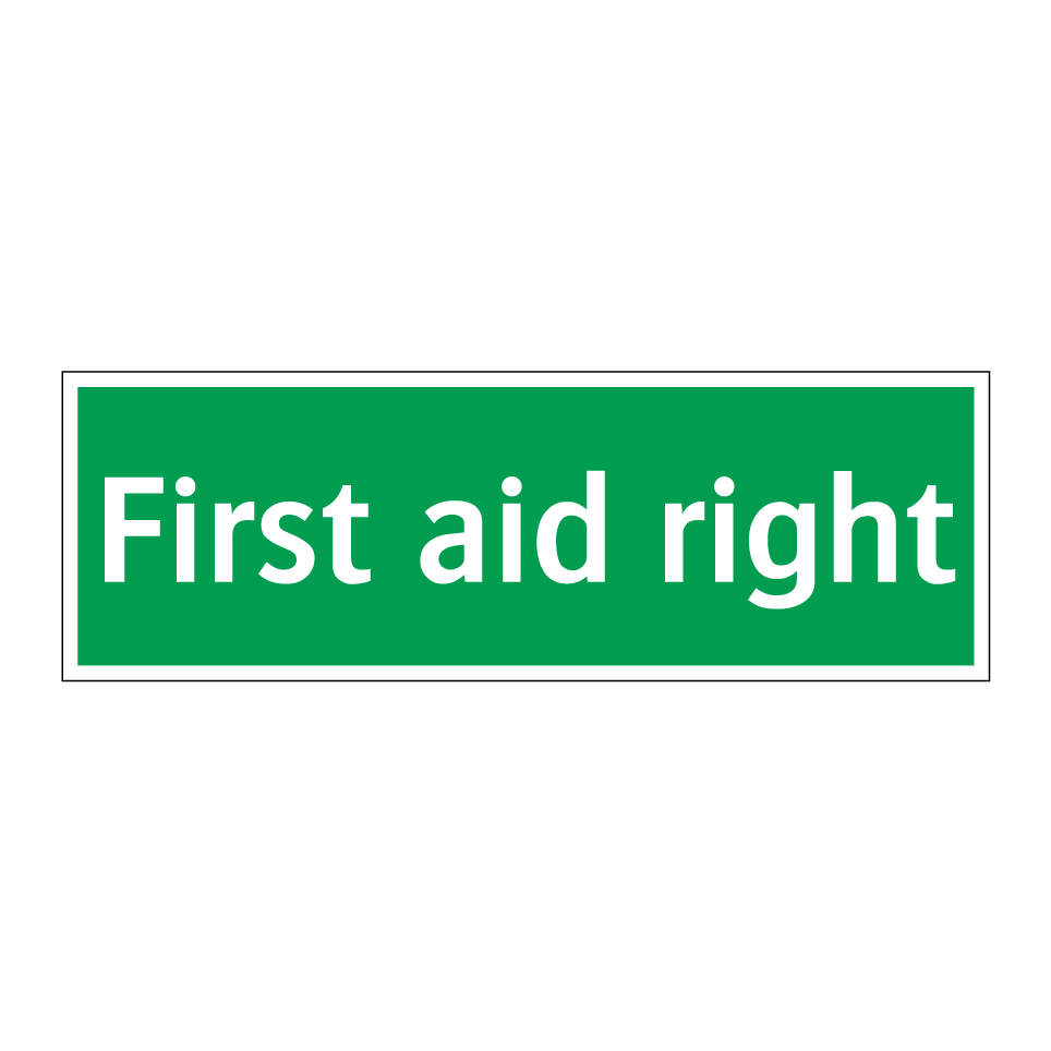 First aid right
