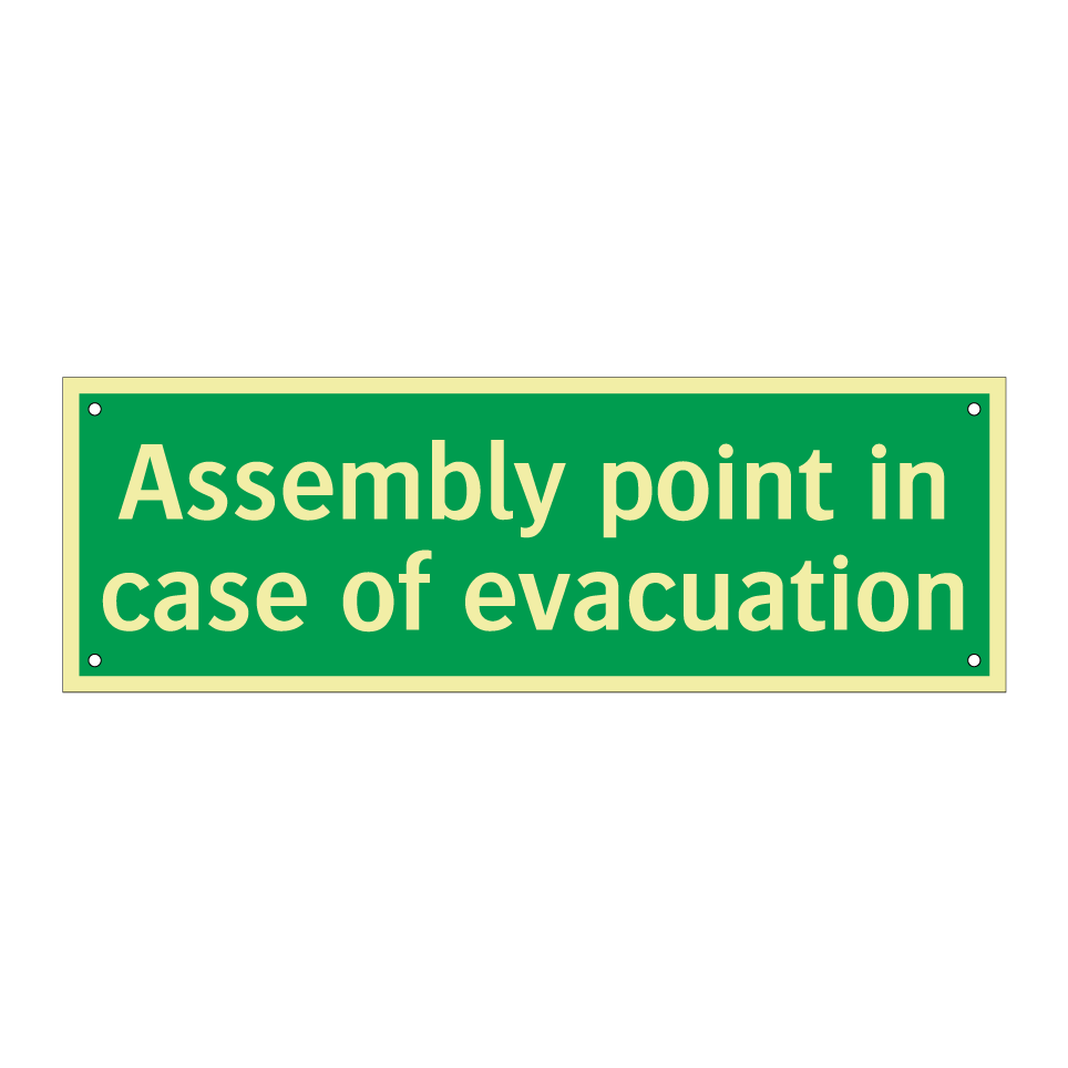 Assembly point in case of evacuation