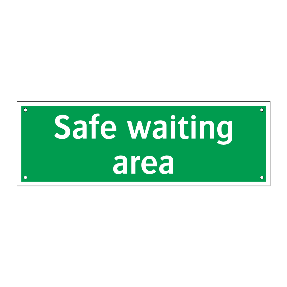Safe waiting area