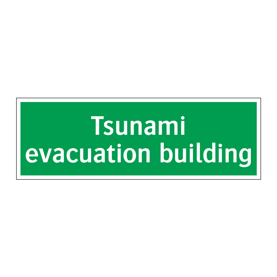 Tsunami evacuation building
