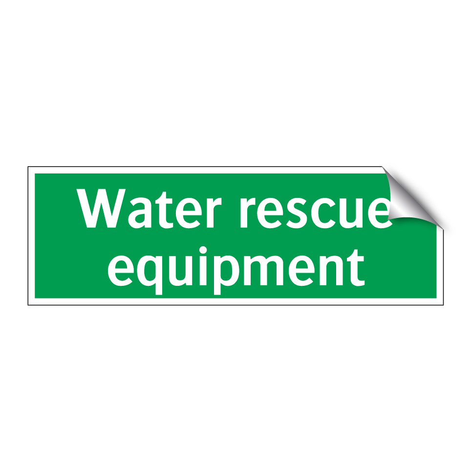 Water rescue equipment