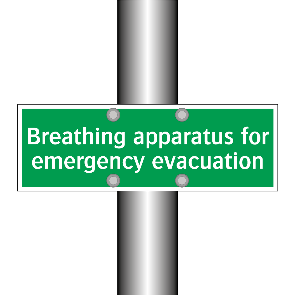 Breathing apparatus for emergency evacuation