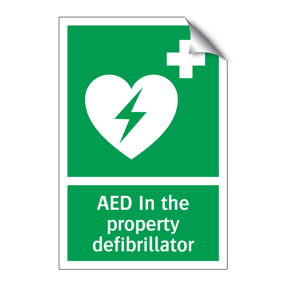 AED In the property defibrillator