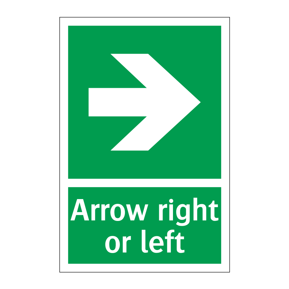 Arrow right or left