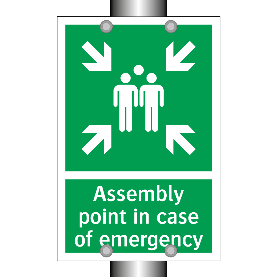 Assembly point in case of emergency
