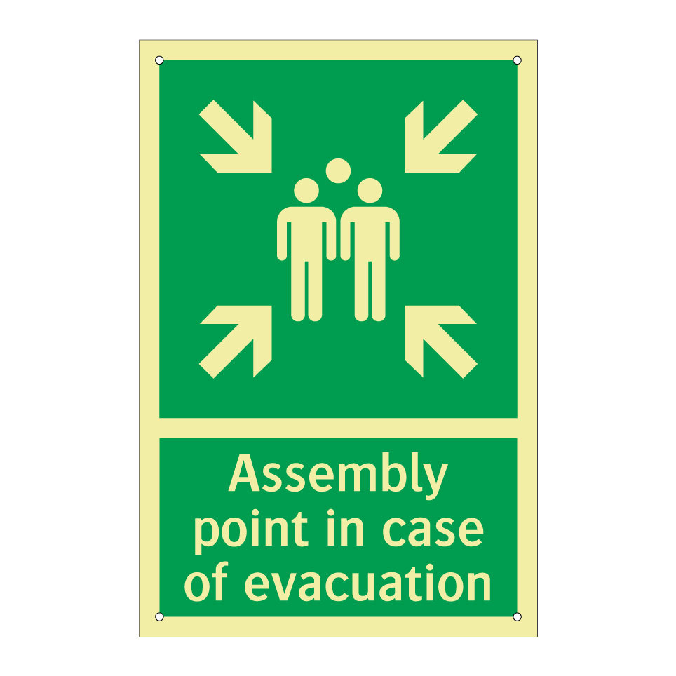 Assembly point in case of evacuation