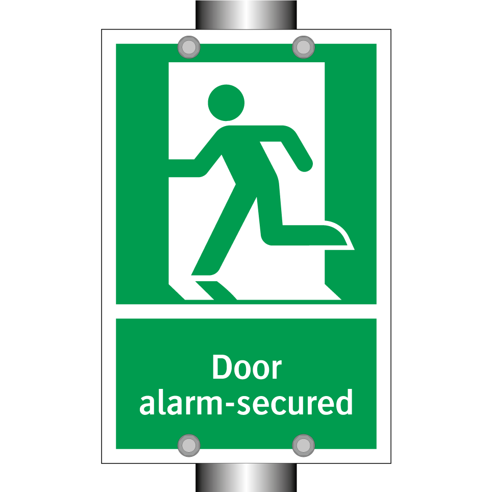 Door alarm-secured
