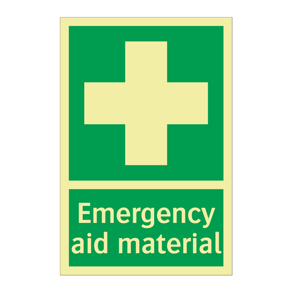 Emergency aid material