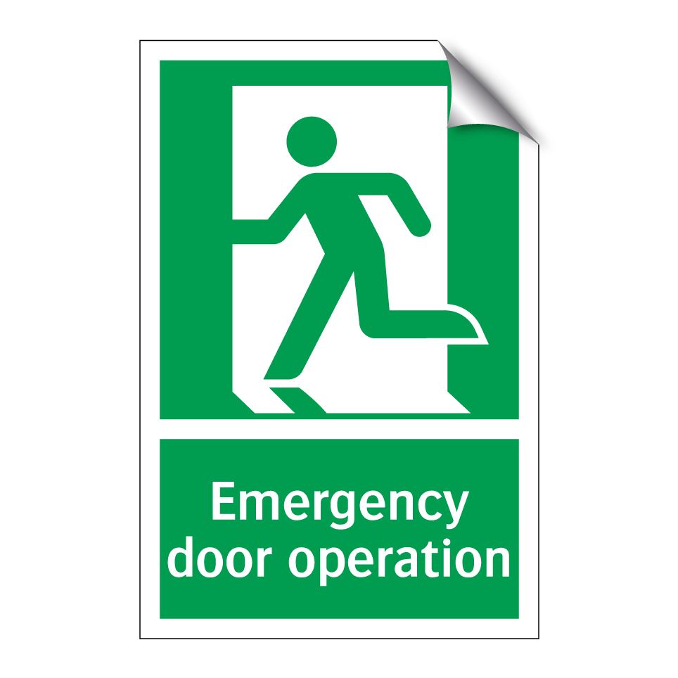 Emergency door operation