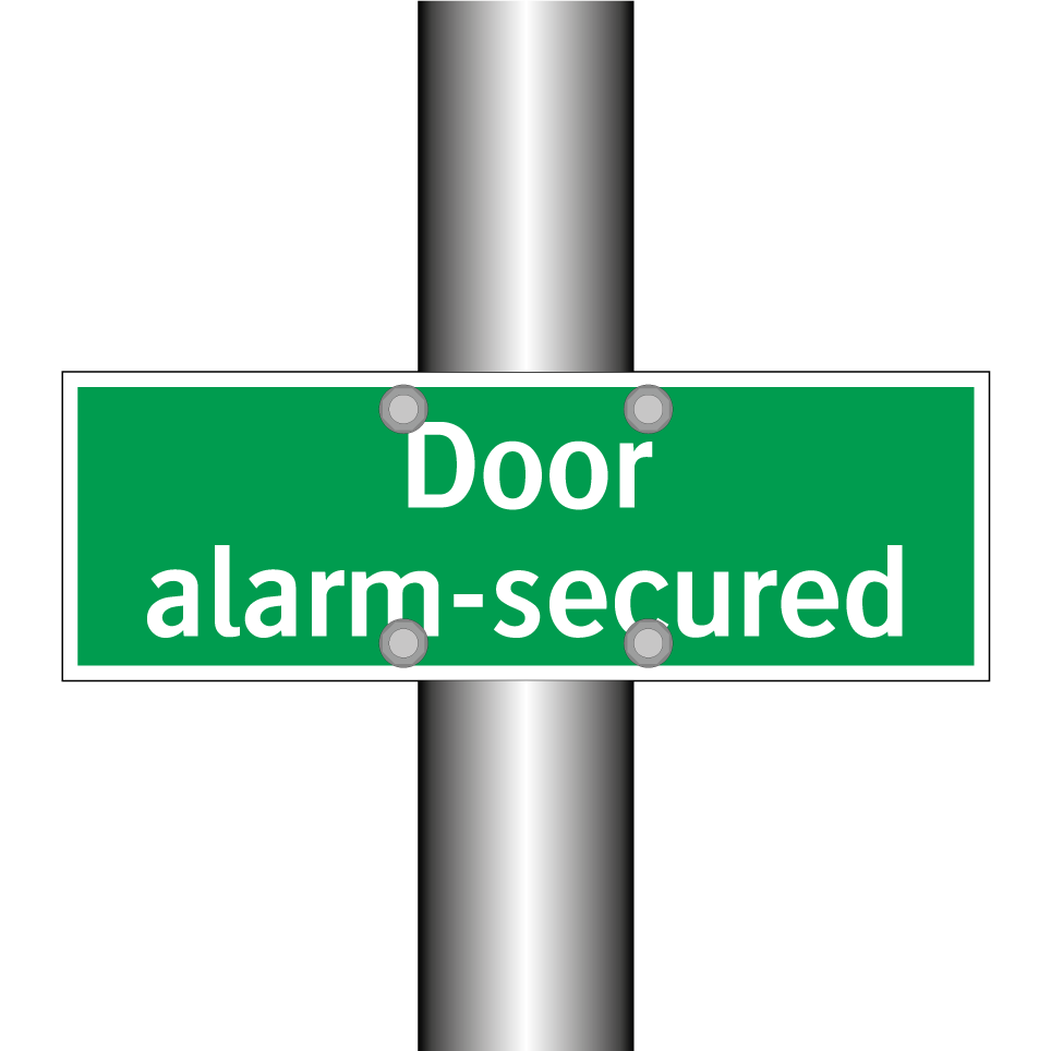 Door alarm-secured