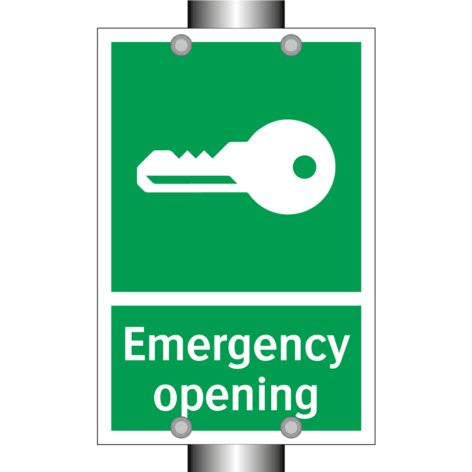 Emergency opening