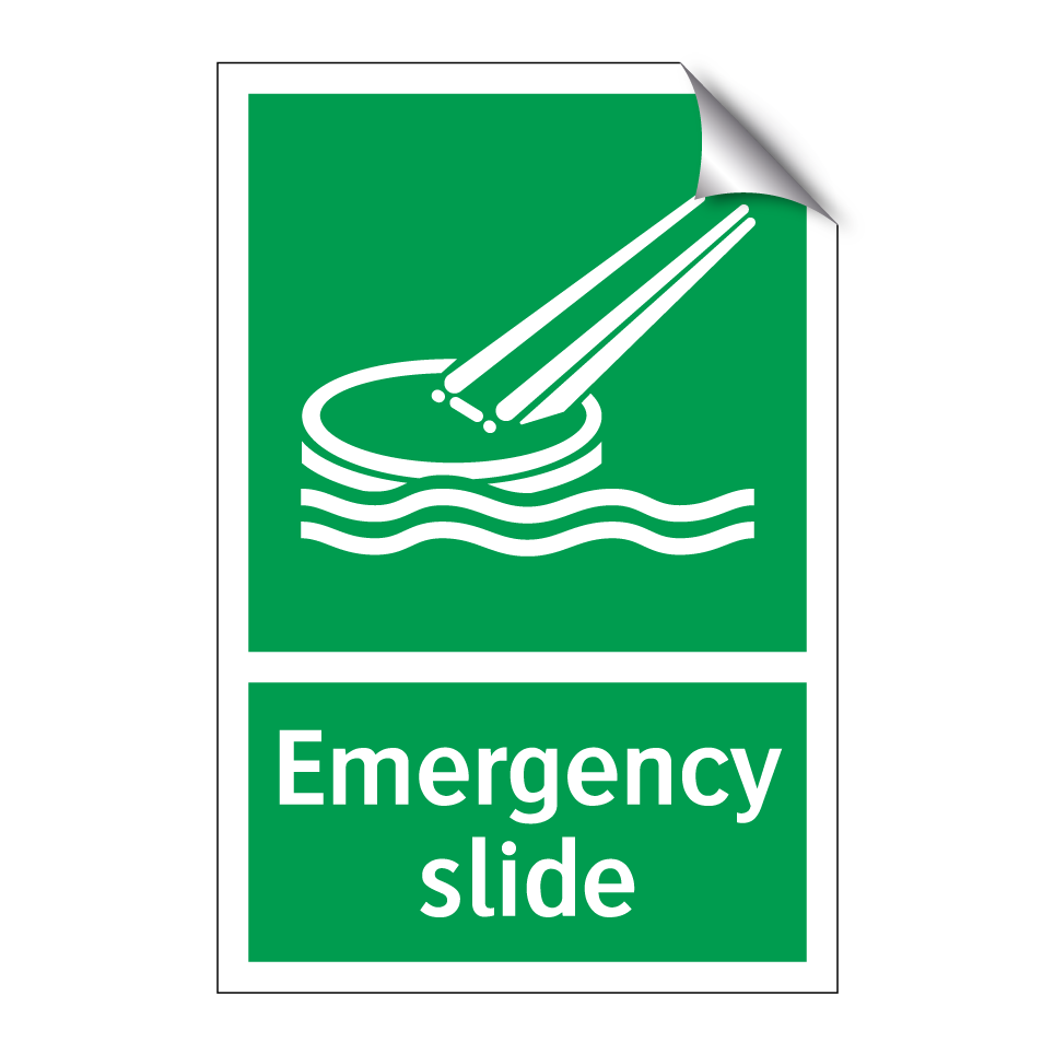 Emergency slide