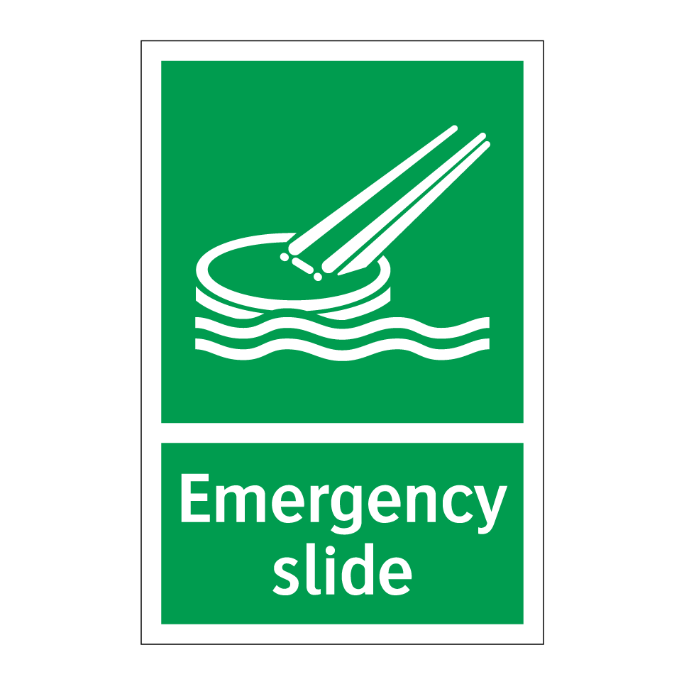 Emergency slide