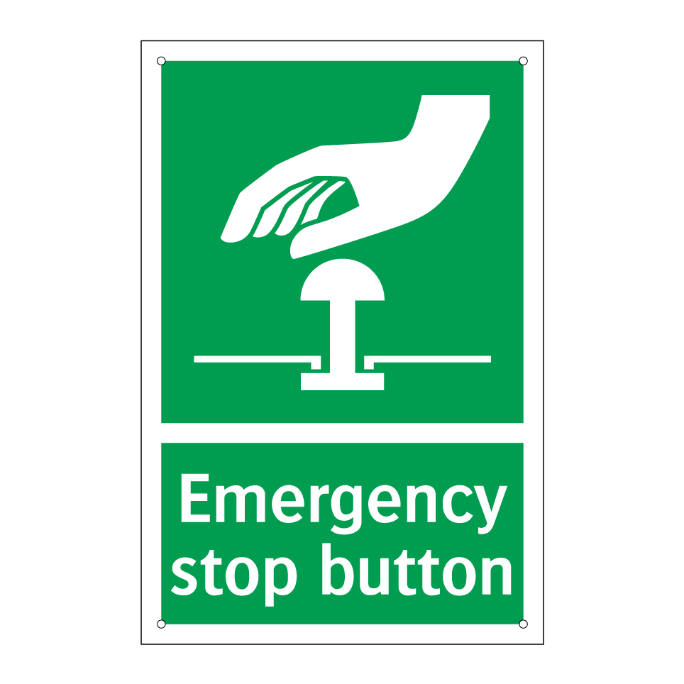 Emergency stop button