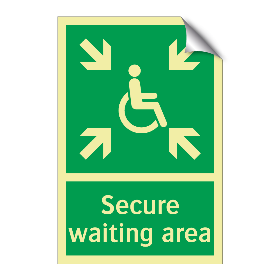 Secure waiting area
